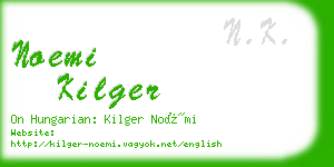 noemi kilger business card